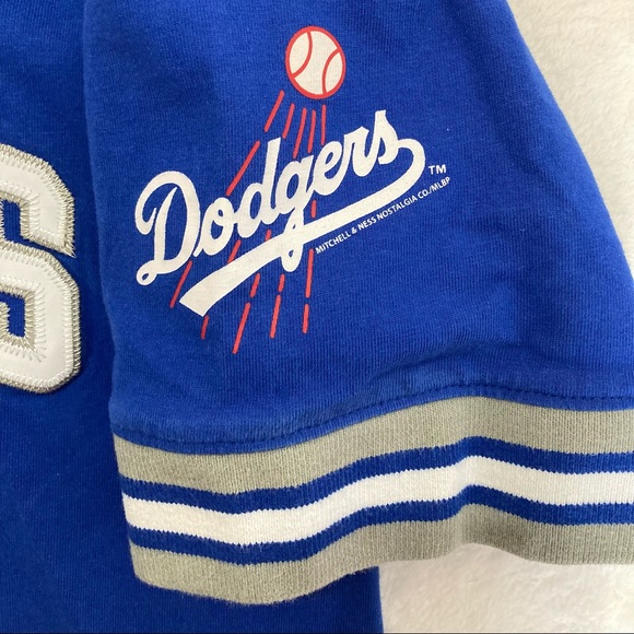 Mitchell & Ness Dodgers shirt size youth 10-12 M - Picture 7 of 8